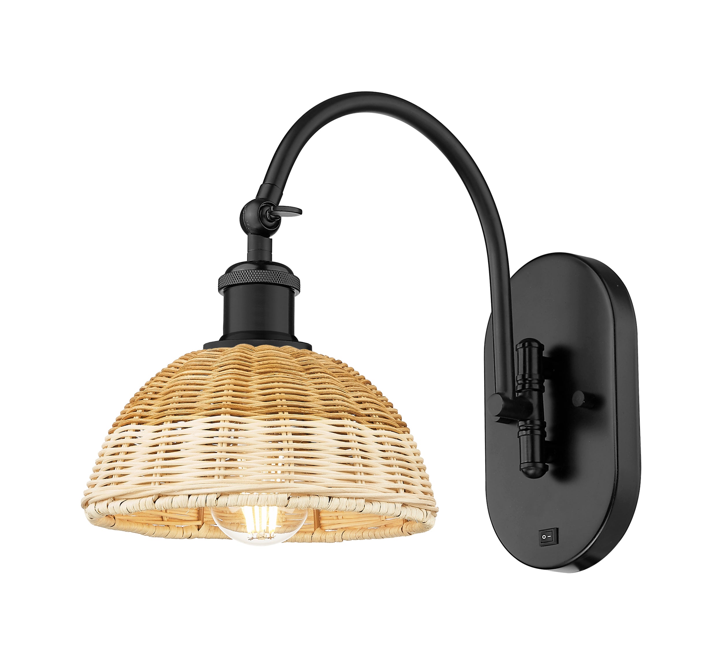 Ballston Sconce Cast Brass Steel Glass