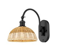 Ballston Sconce Cast Brass Steel Glass