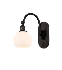 Ballston Sconce Cast Brass Steel Glass