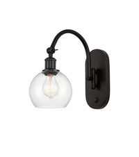 Ballston Sconce Cast Brass Steel Glass