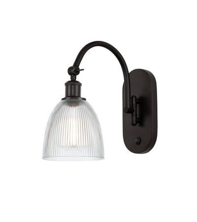 Ballston Sconce Cast Brass Steel Glass