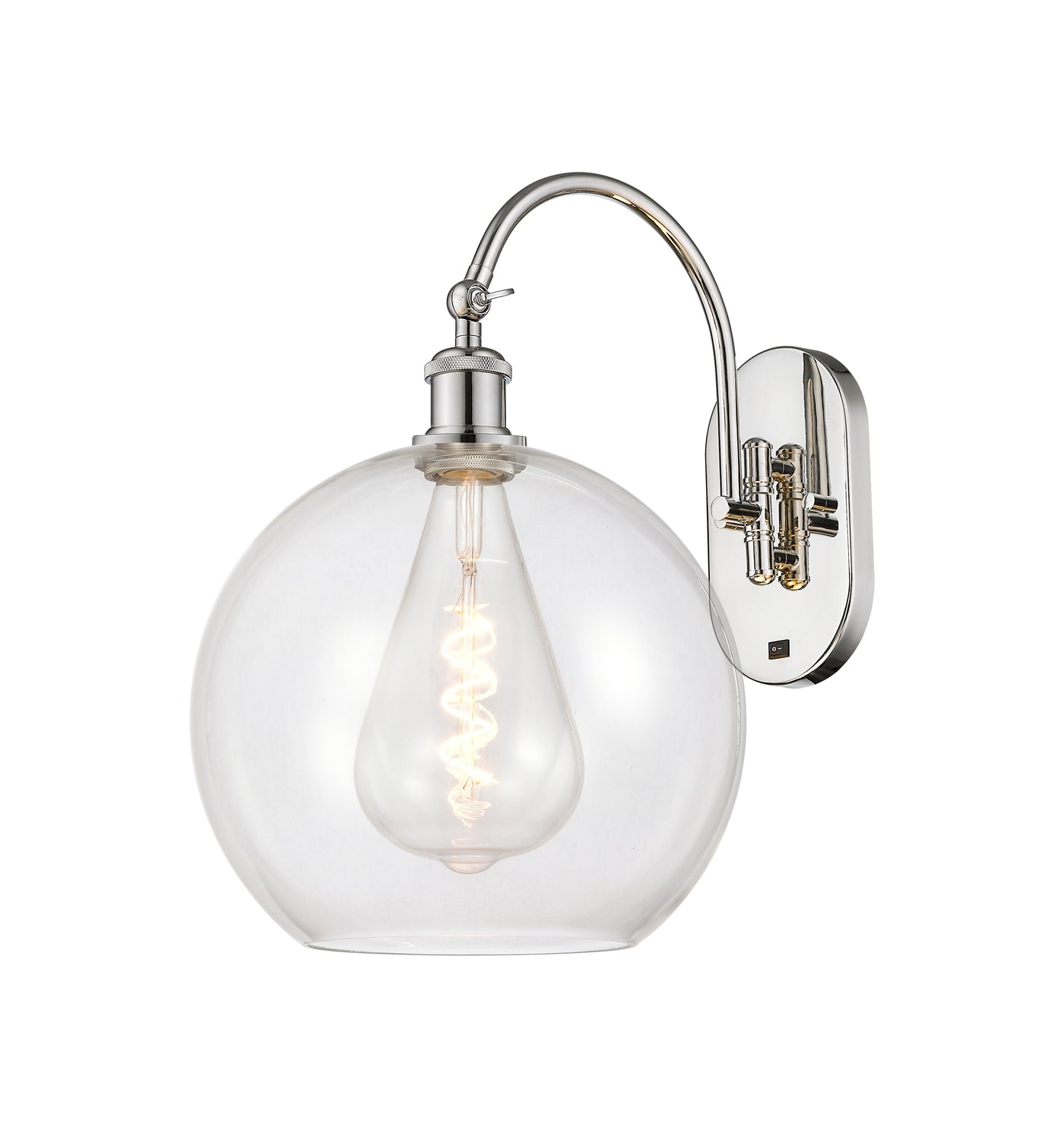 Ballston Sconce Cast Brass Glass Steel