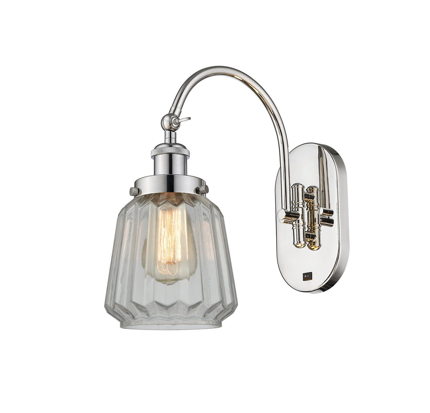 Ballston Sconce Cast Brass Glass Steel