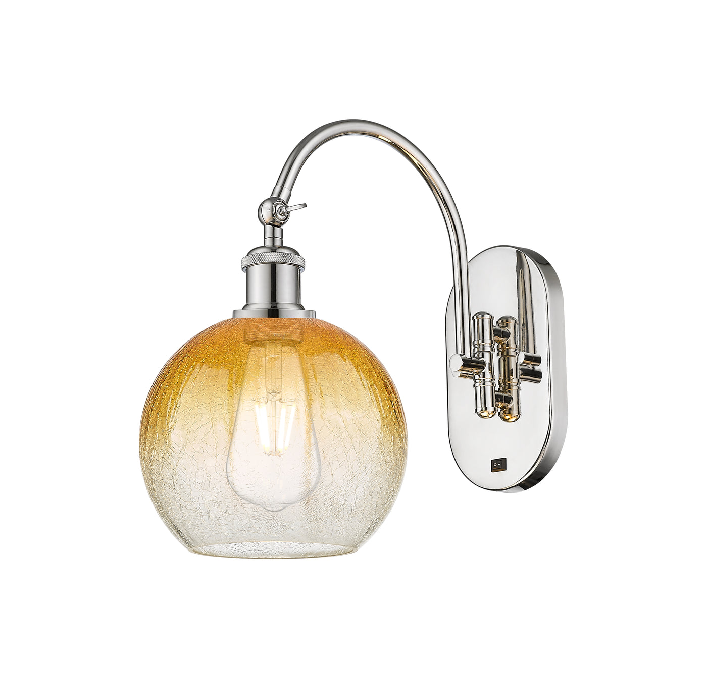 Ballston Sconce Cast Brass Glass 16 Inch