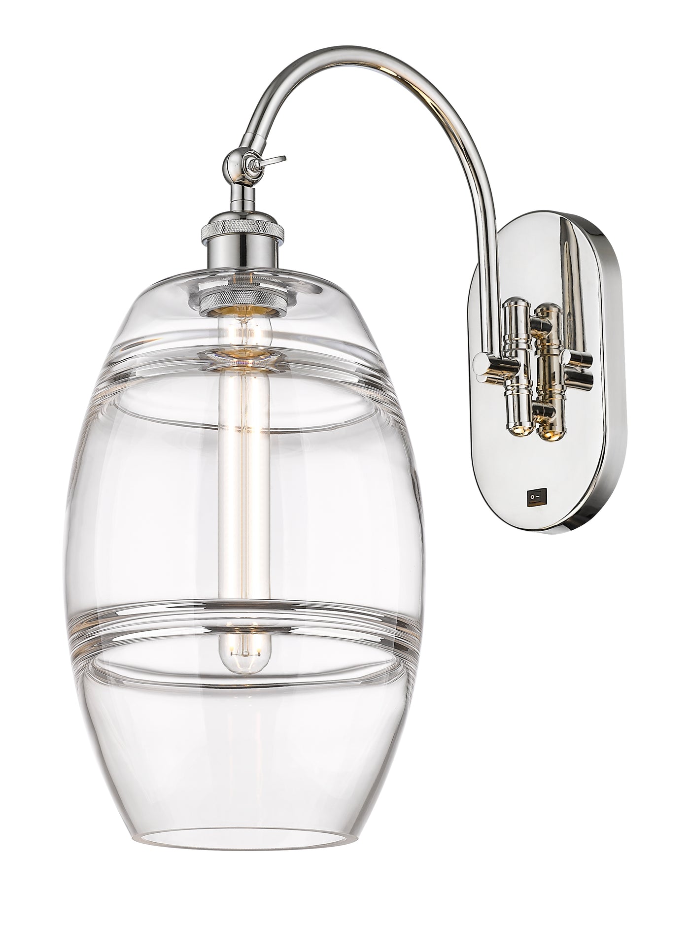 Ballston Sconce Cast Brass Steel Glass
