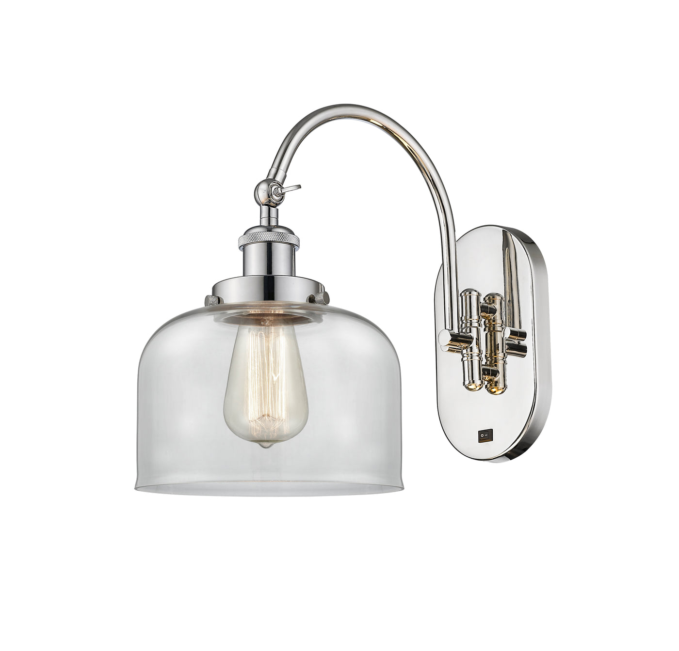 Ballston Sconce Cast Brass Steel 14.5 Inch