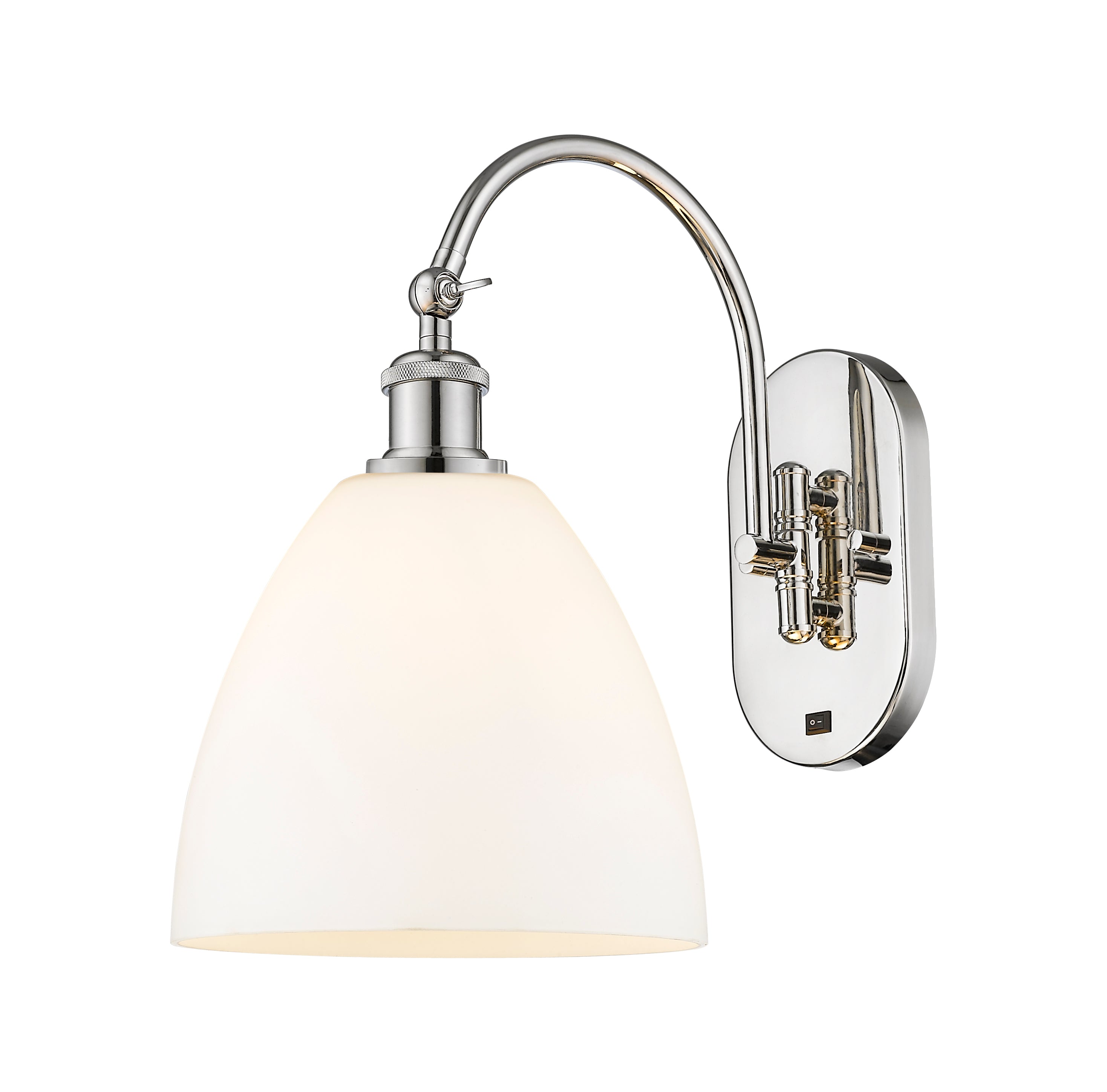 Ballston Sconce Cast Brass Steel Glass