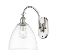 Ballston Sconce Cast Brass Steel Glass