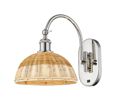 Ballston Sconce Cast Brass Steel Glass