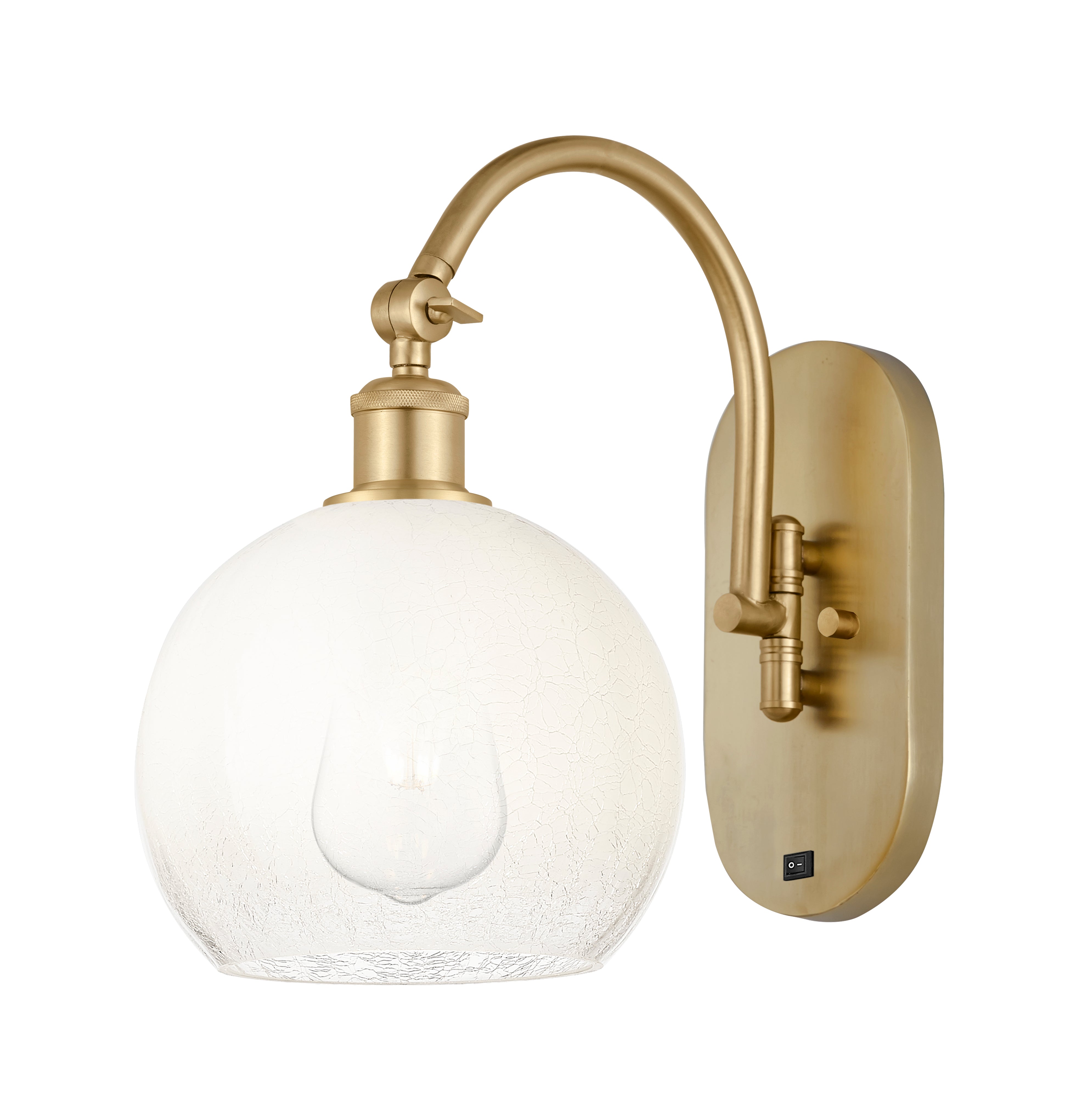 Ballston Sconce Cast Brass Glass 16 Inch