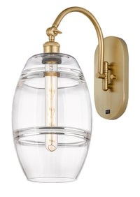 Ballston Sconce Cast Brass Steel Glass