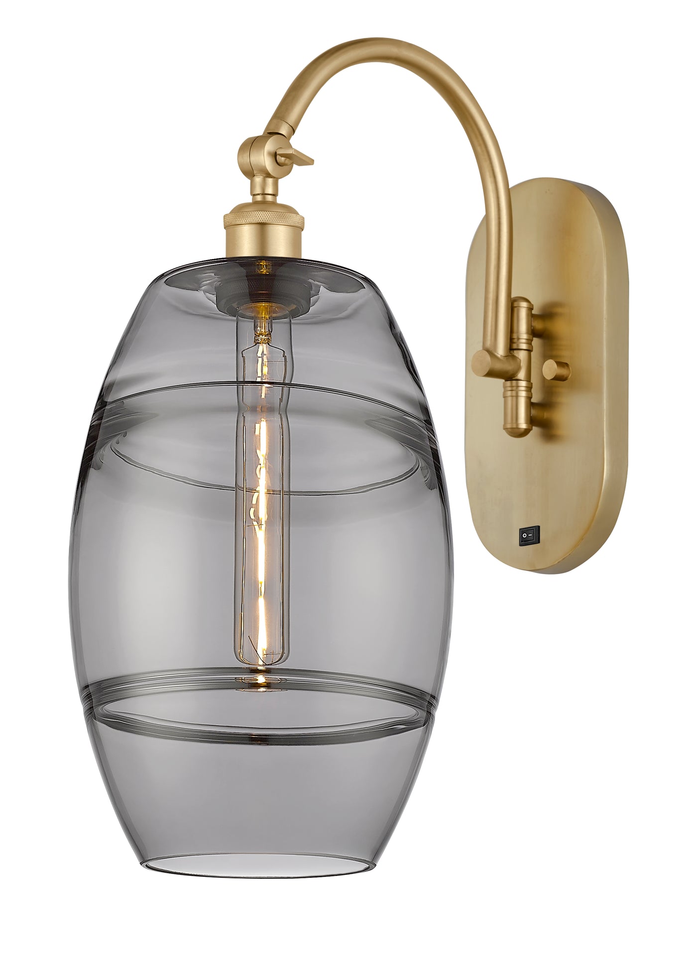 Ballston Sconce Cast Brass Steel Glass