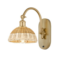 Ballston Sconce Cast Brass Steel Glass