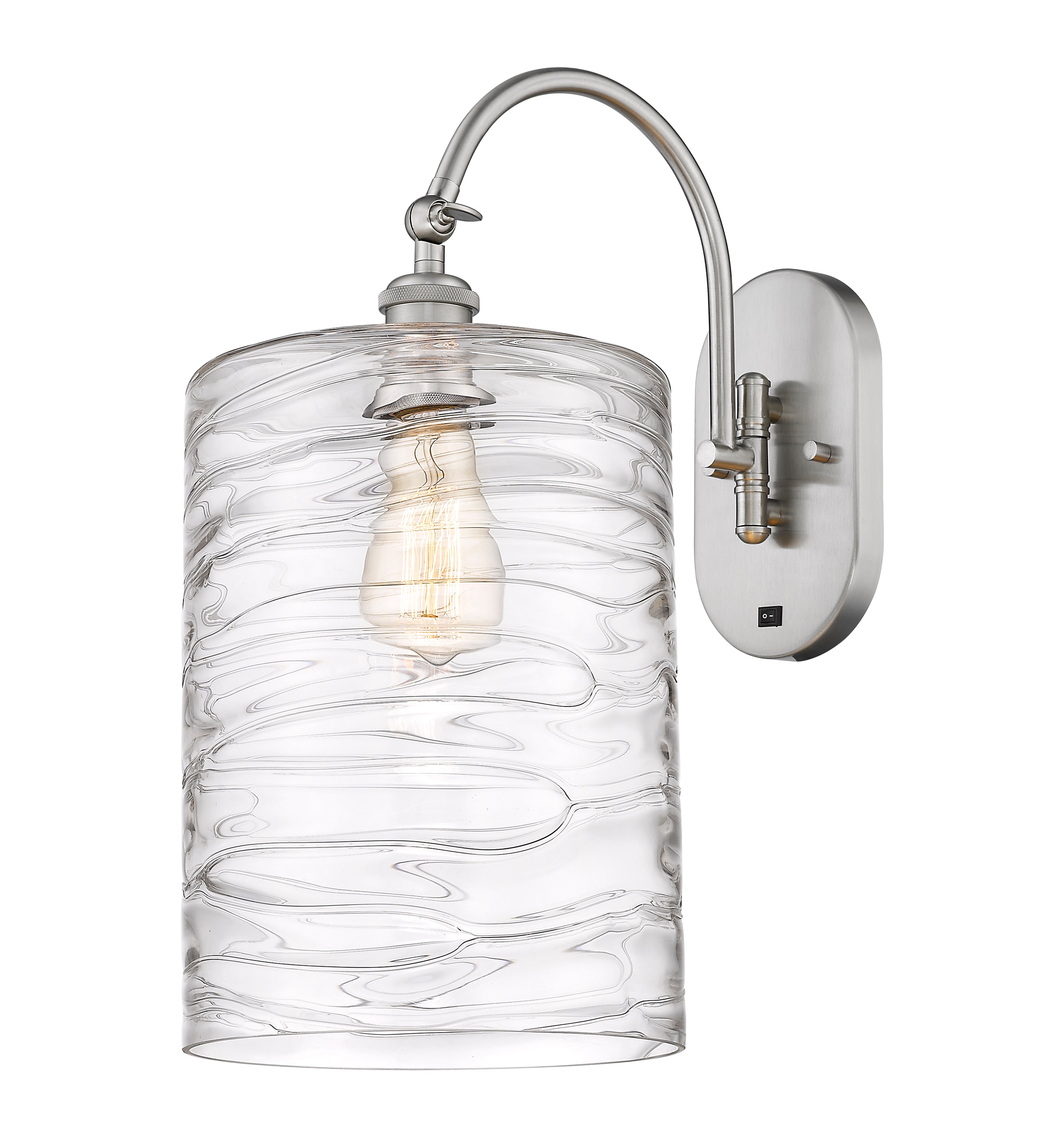 Ballston Sconce Cast Brass Steel Glass
