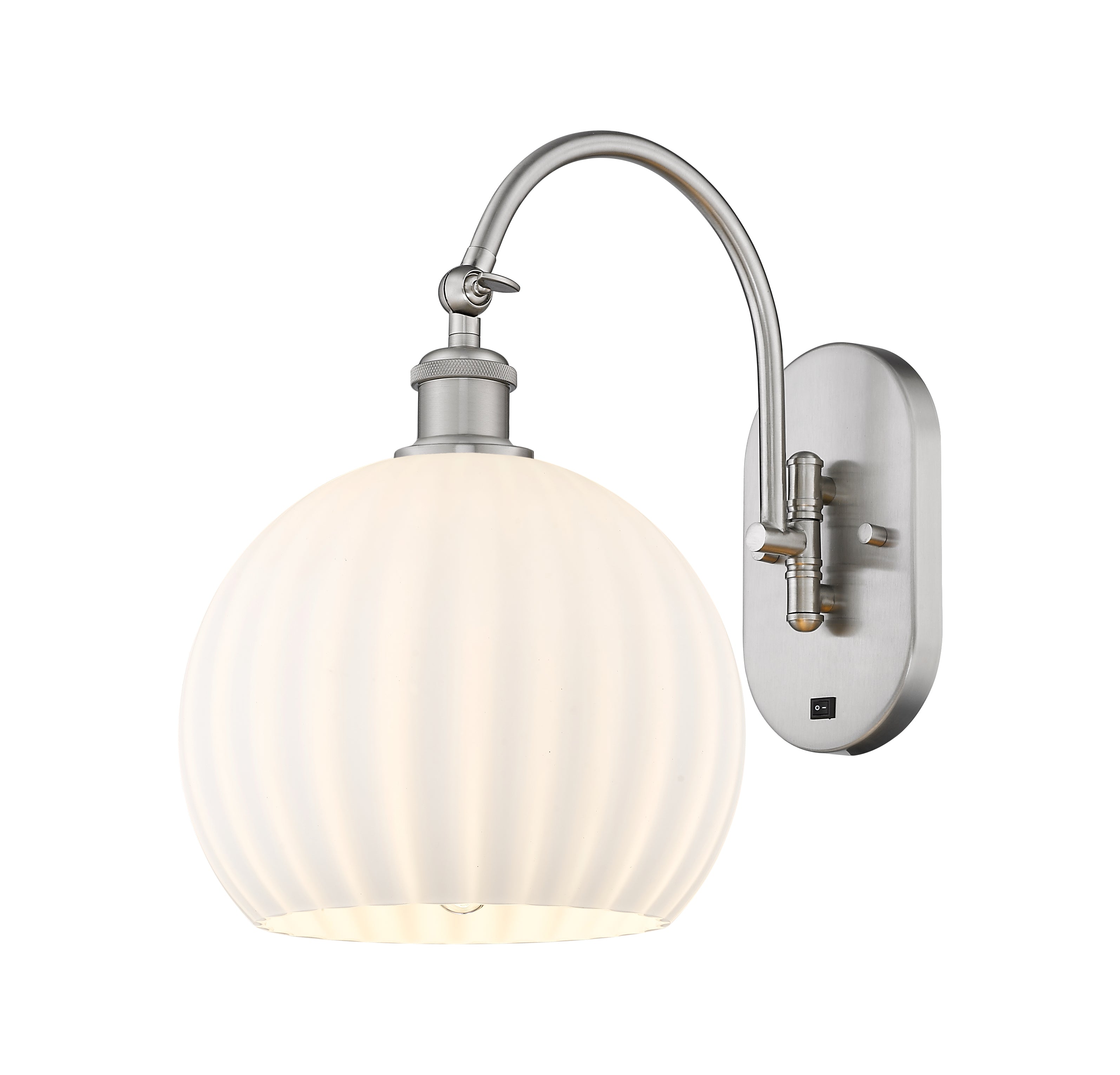 Ballston Sconce Cast Brass Steel Glass