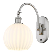 Ballston Sconce Cast Brass Steel Glass