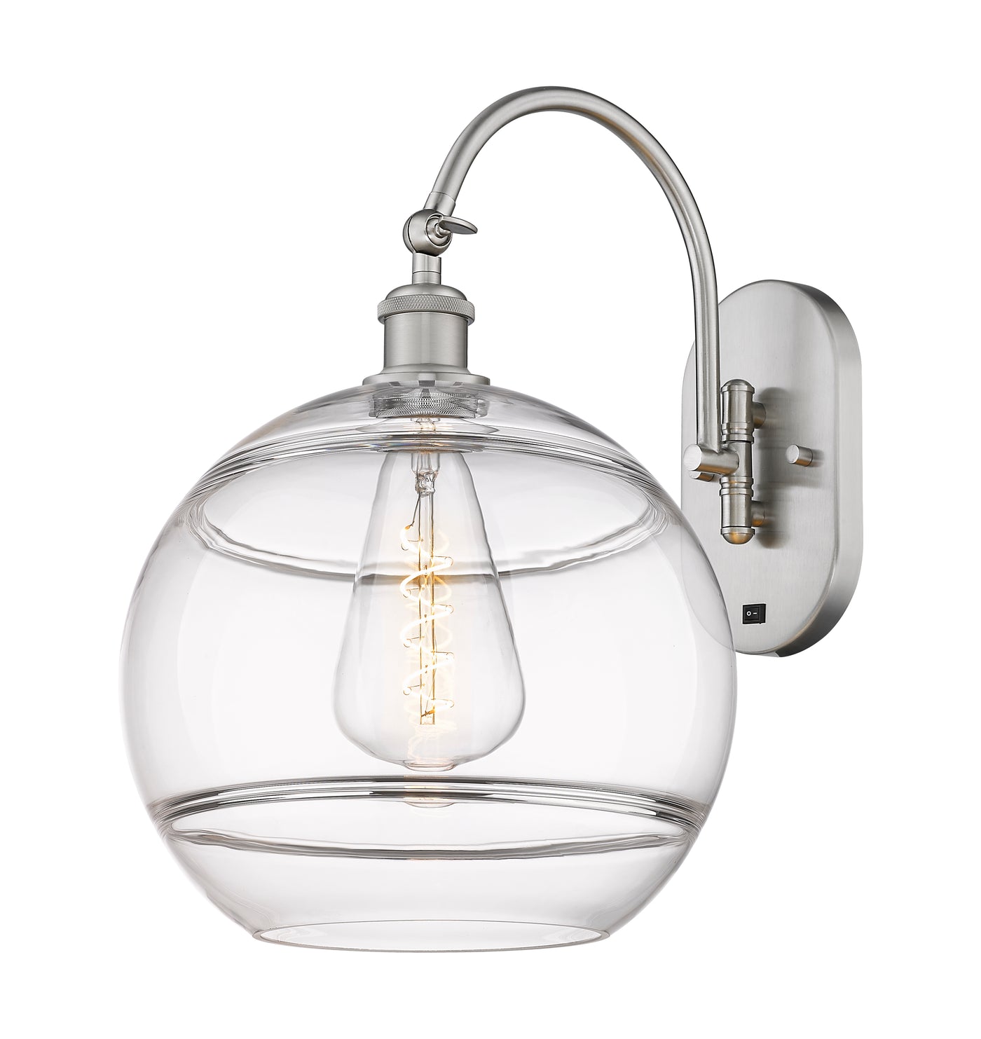 Ballston Sconce Cast Brass Glass Steel