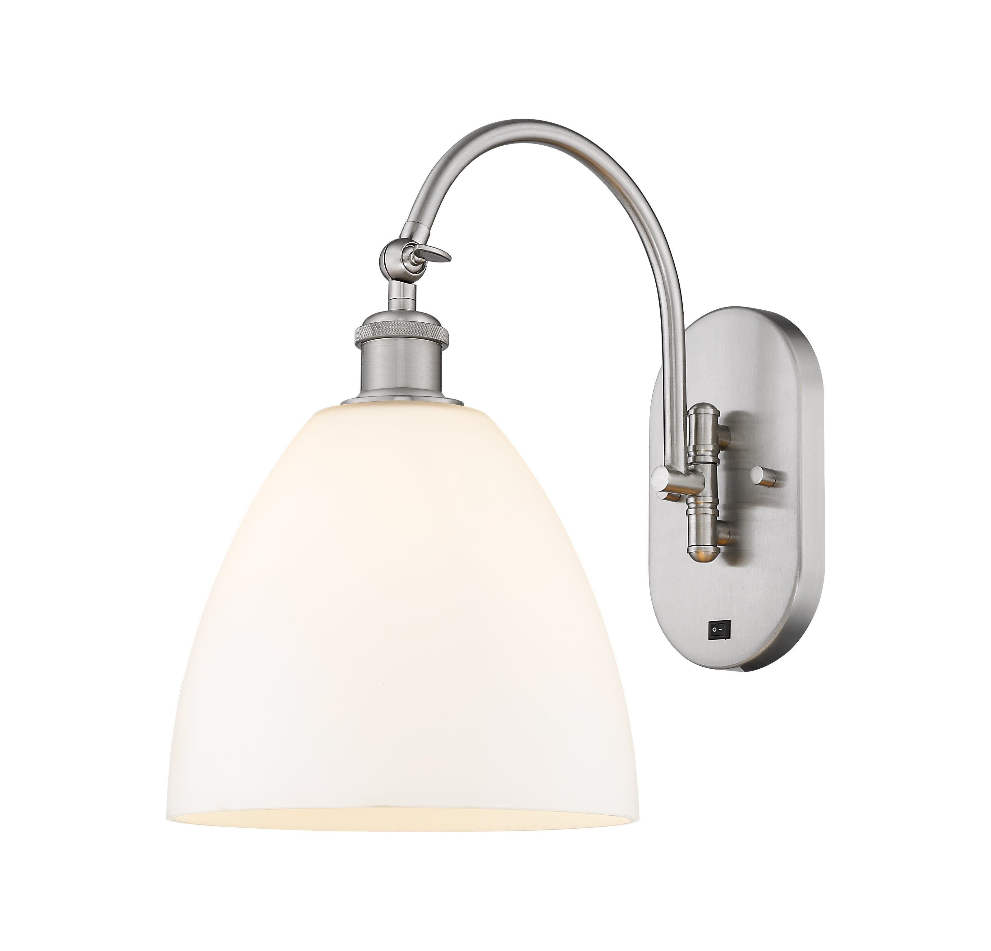 Ballston Sconce Cast Brass Steel Glass