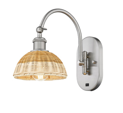 Ballston Sconce Cast Brass Steel Glass