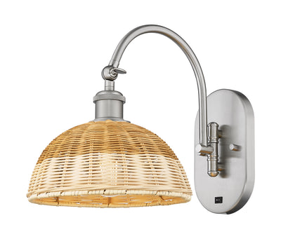 Ballston Sconce Cast Brass Steel Glass