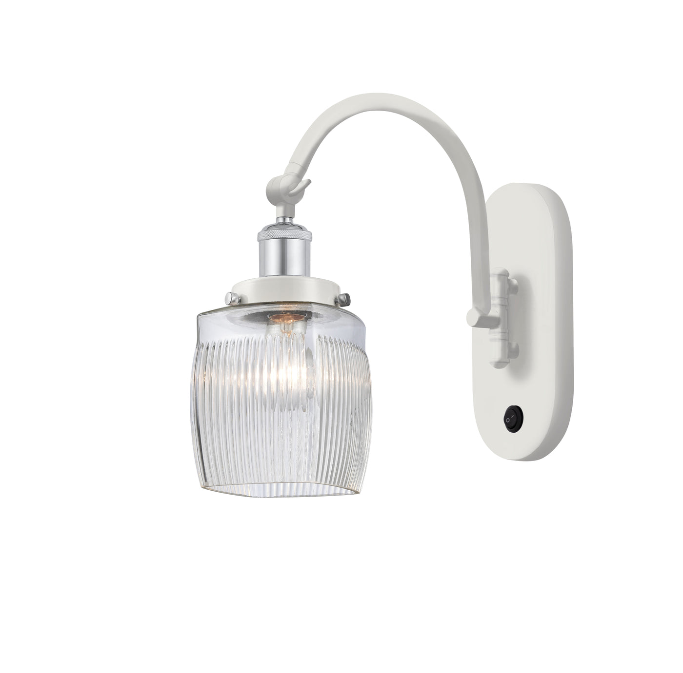 Ballston Sconce Cast Brass Steel Glass