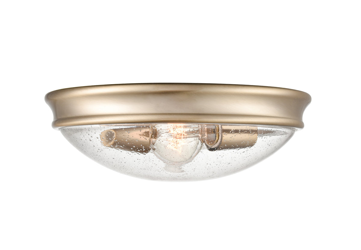 4.25'' Belforge Modern Gold 2 Light Flush Mount