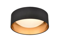 12.5-inch Rosata Burnished Gold Flush Mount Ceiling Light