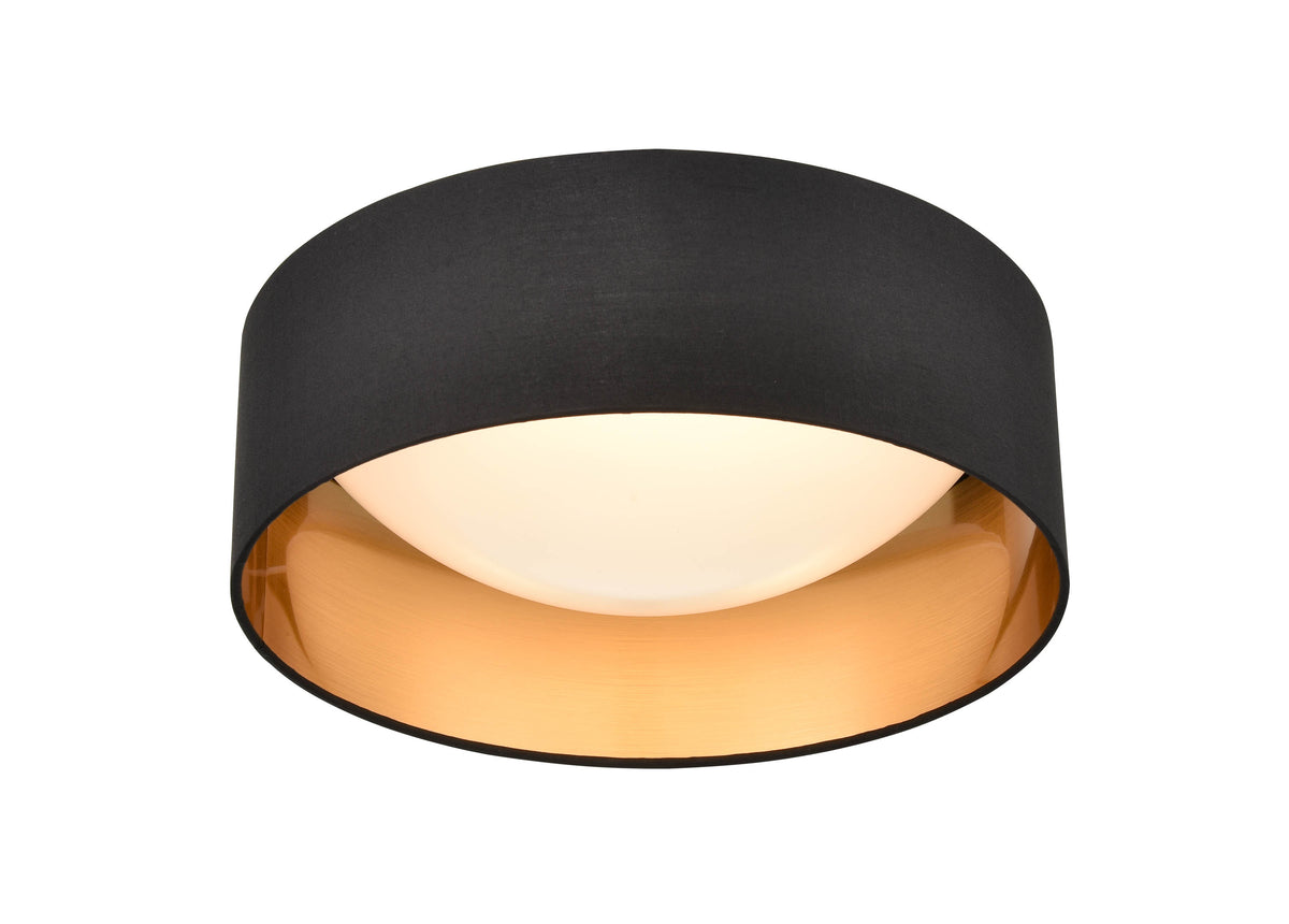 12.5-inch Rosata Burnished Gold Flush Mount Ceiling Light