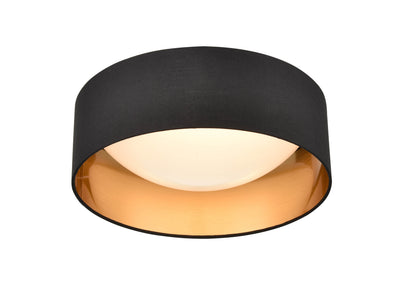 12.5-inch Rosata Burnished Gold Flush Mount Ceiling Light
