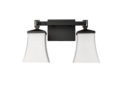 15'' Sonorra Matte Black 2 Light Bath Vanity