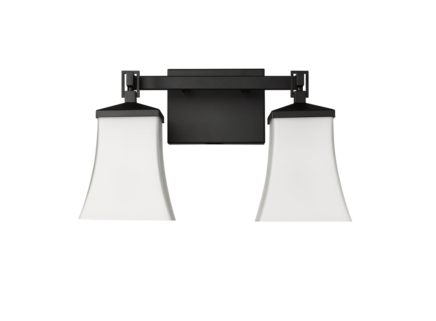 15'' Sonorra Matte Black 2 Light Bath Vanity