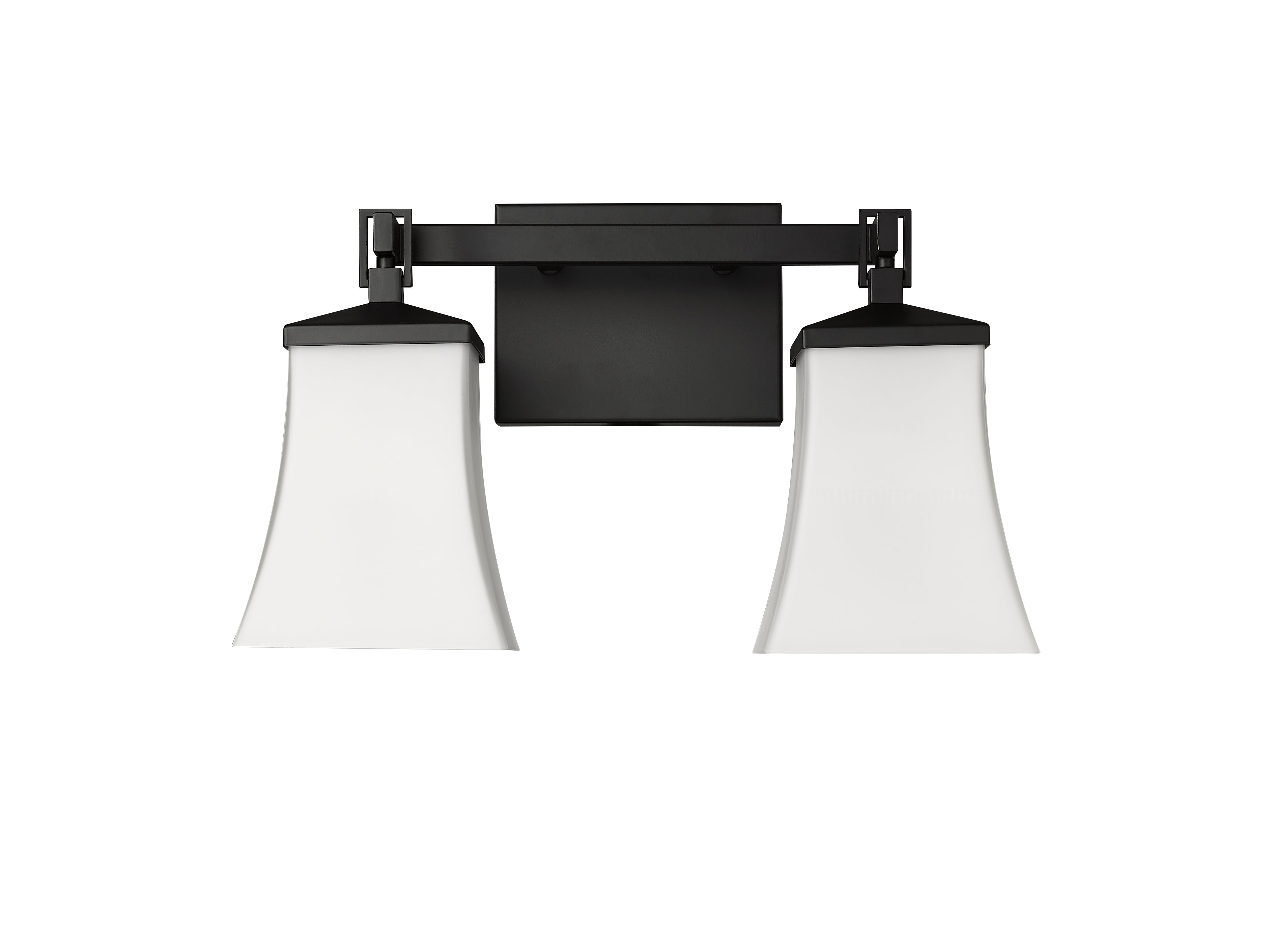 15'' Sonorra Matte Black 2 Light Bath Vanity
