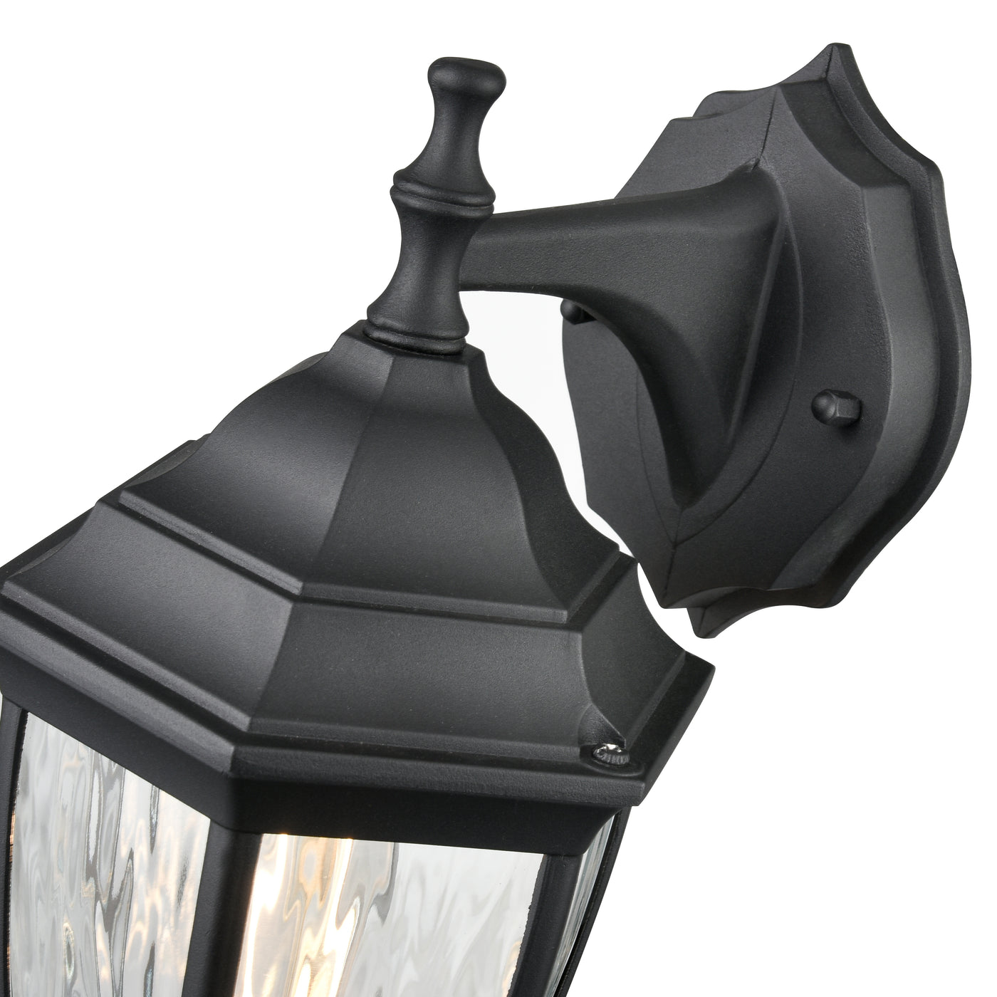 5.66'' Bram Textured Black 1 Light Wall Sconce