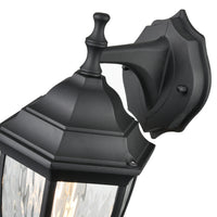 5.66'' Bram Textured Black 1 Light Wall Sconce