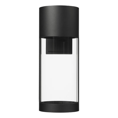 15-inch Trefor Powder Coated Black Outdoor Wall Sconce