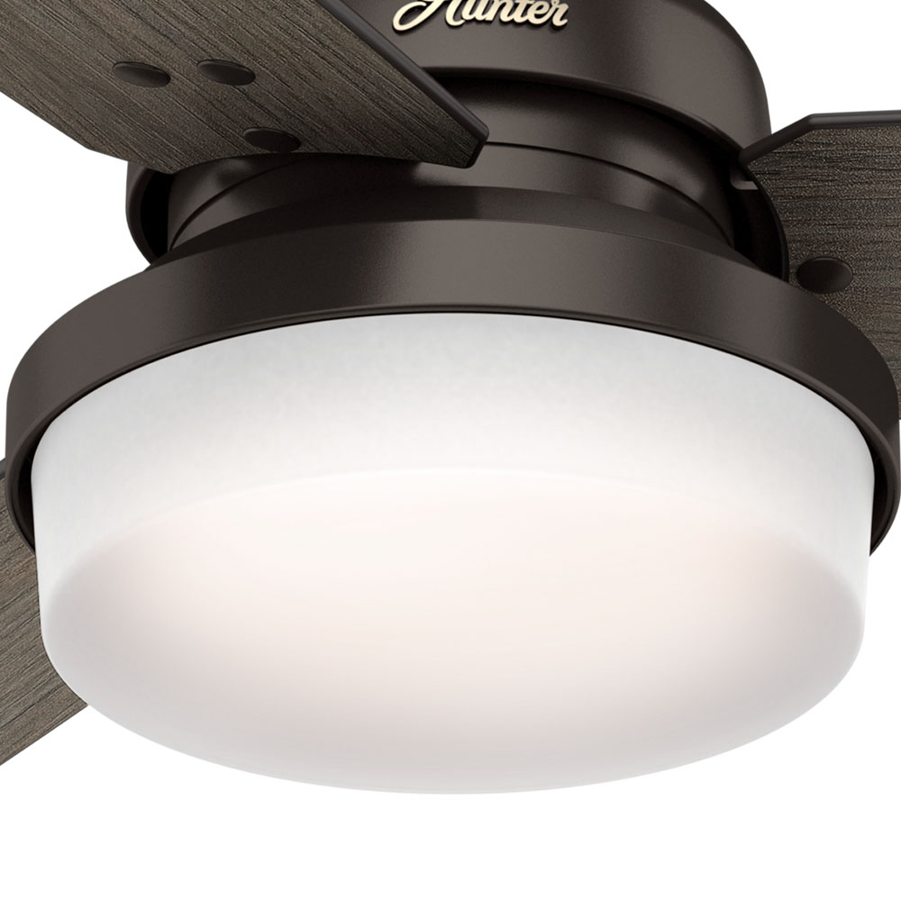 52 inch Sentinel Premier Bronze Ceiling Fan with LED Light Kit and Handheld Remote