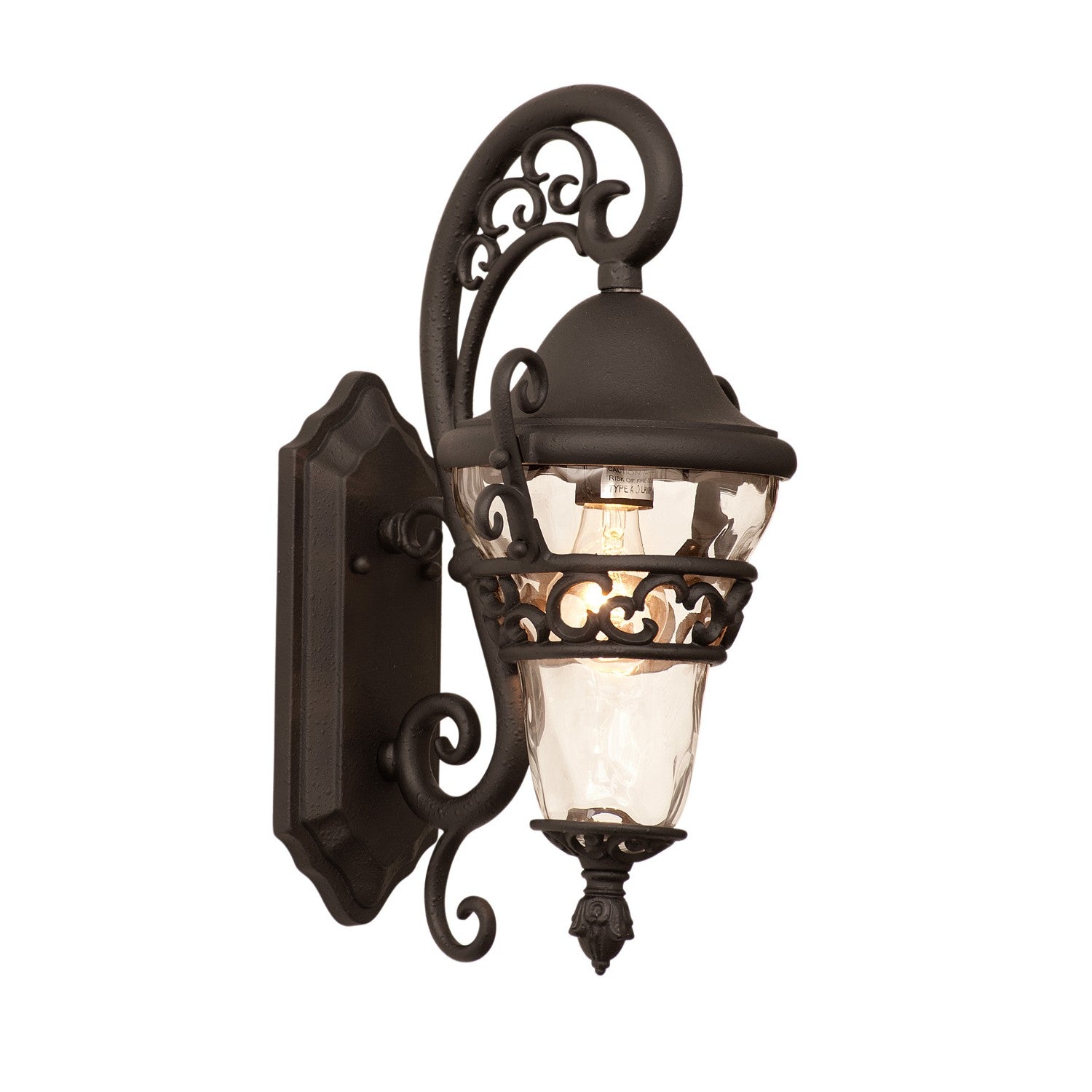 9.5'' Anastasia Outdoor 1 Light Matte Black Outdoor Wall Sconce
