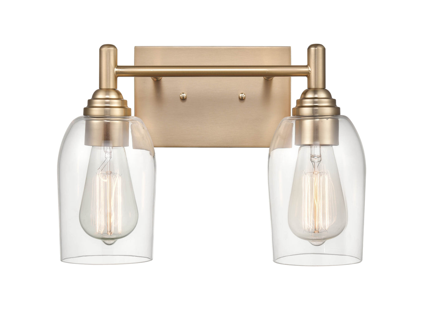 13.25'' Arlett Modern Gold 2 Light Bath Vanity