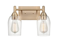 13.25'' Arlett Modern Gold 2 Light Bath Vanity