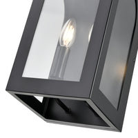 7'' Bratton Powder Coated Black 2 Light Wall Sconce