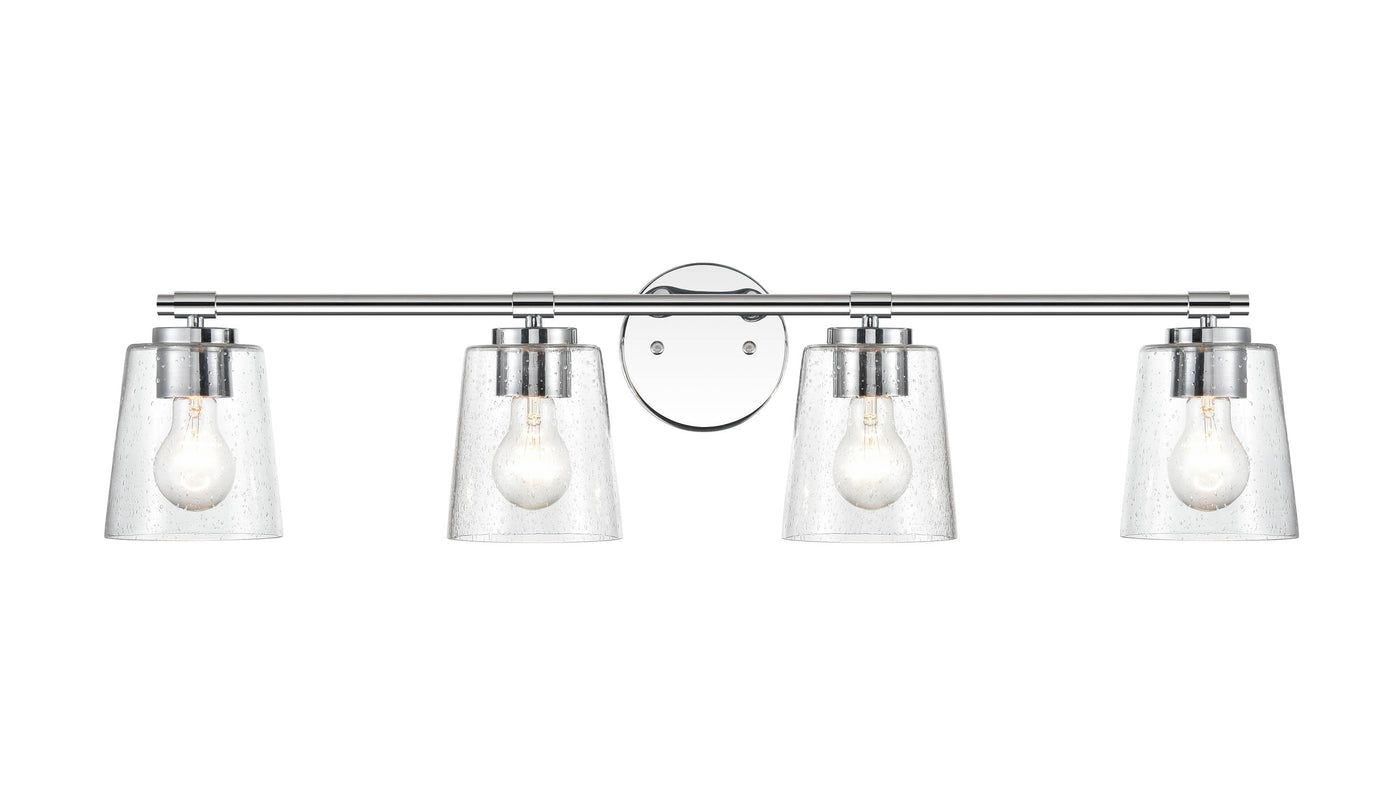 34''  Chrome 4 Light Bath Vanity