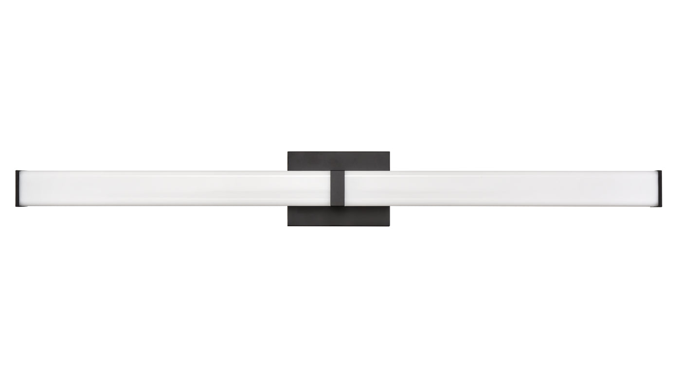 36'' Tron Matte Black  Vanity Light