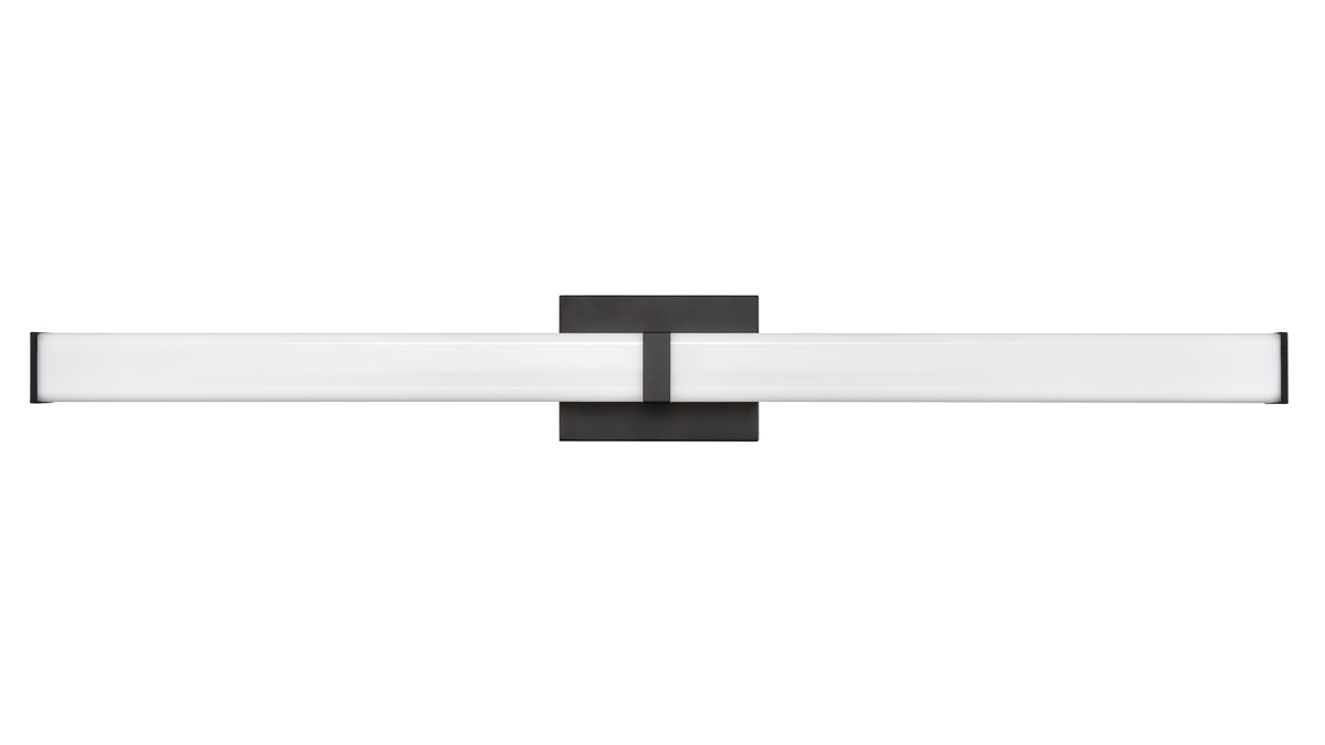 36'' Tron Matte Black  Vanity Light