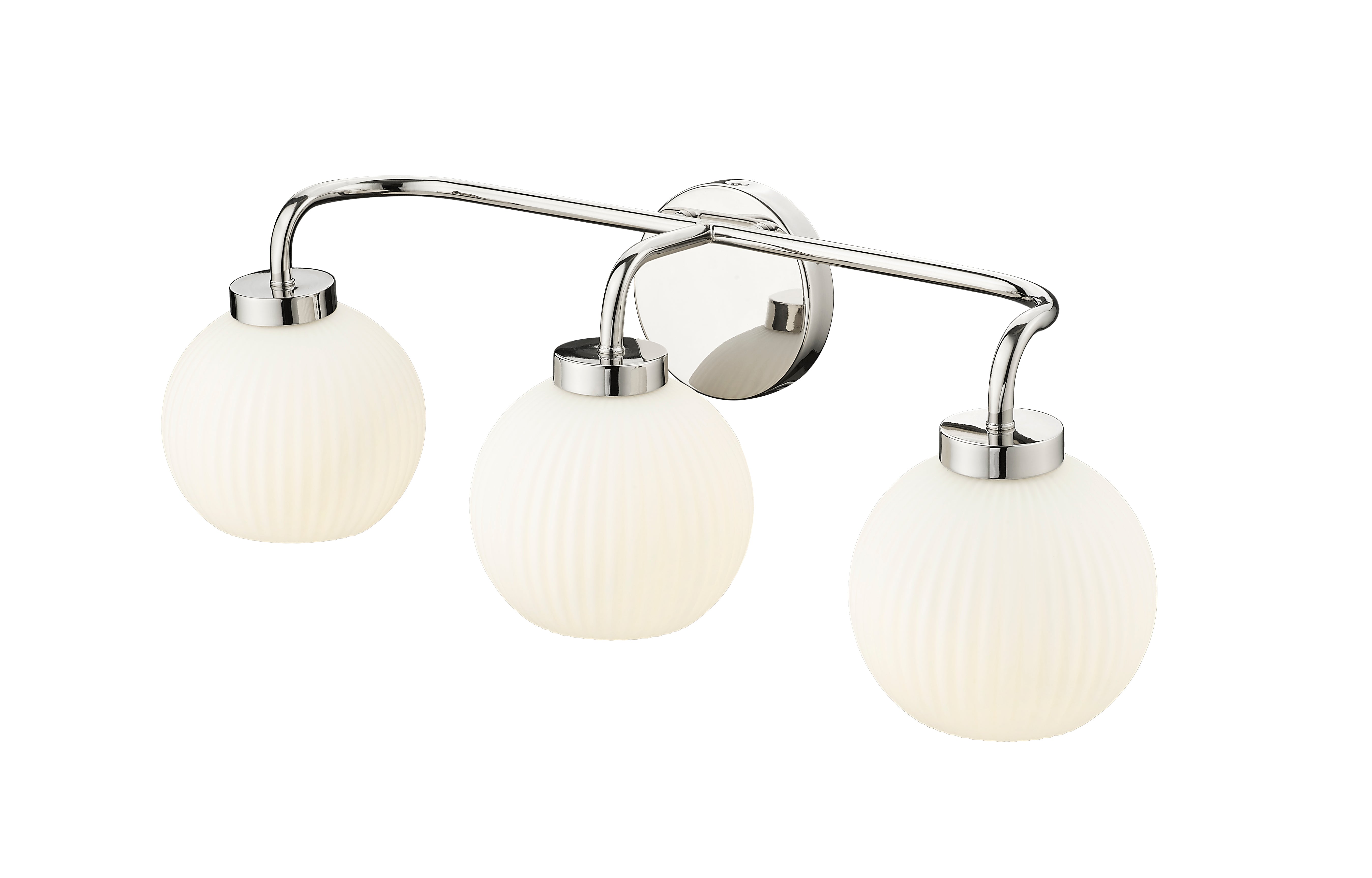 24'' Oprah Polished Nickel 3 Light Bath Vanity