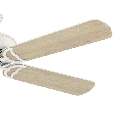 Casablanca 54 inch Panama Fresh White Ceiling Fan and Wall Control