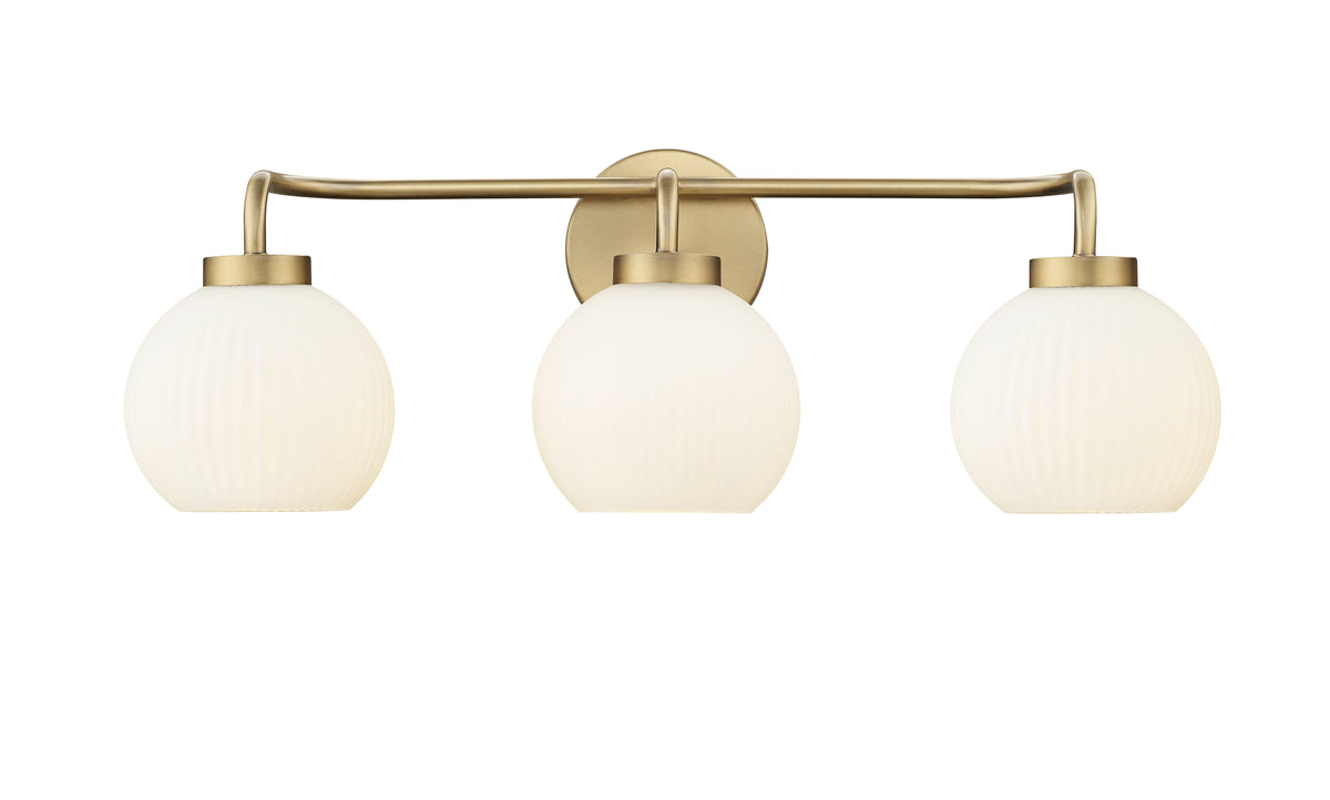 24'' Oprah Vintage Brass 3 Light Bath Vanity