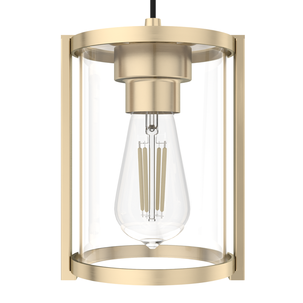 Astwood 28.5-inch 3-light Alturas Gold Linear Pendant Cluster with Clear Glass