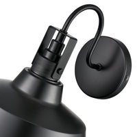 10'' Axell Powder Coated Black 1 Light Wall Sconce