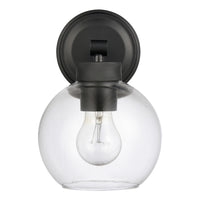 6'' Jonatan Matte Black 1 Light Wall Sconce
