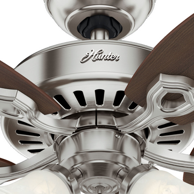 42 inch Builder Brushed Nickel Ceiling Fan with LED Light Kit